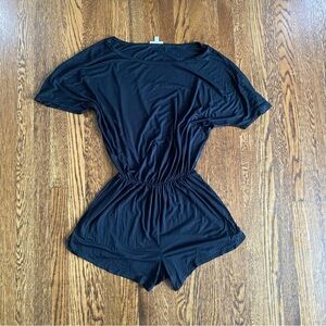 Urban Outfitters Silence + Noise Black Flowy Romper